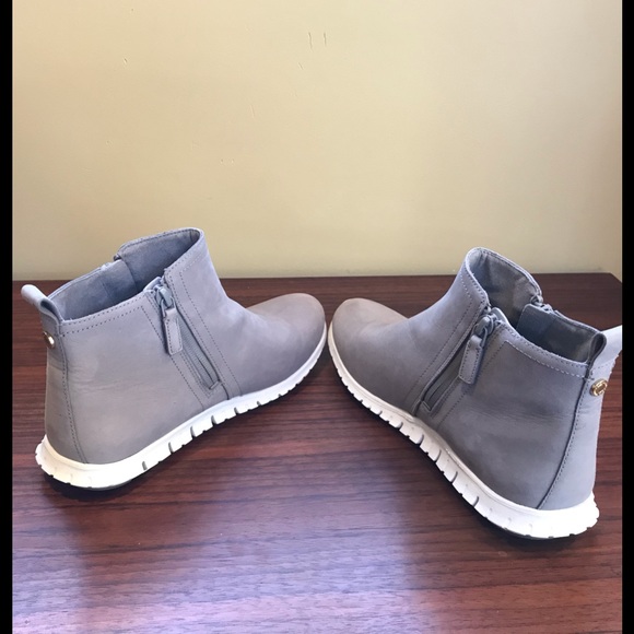 Cole Haan Zero Grand Gray Ankle Boot Sneakers (6.5) - Picture 5 of 8